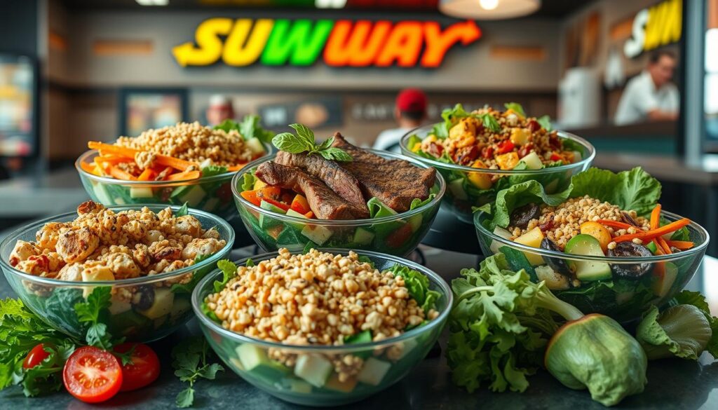 subway protein bowl menu